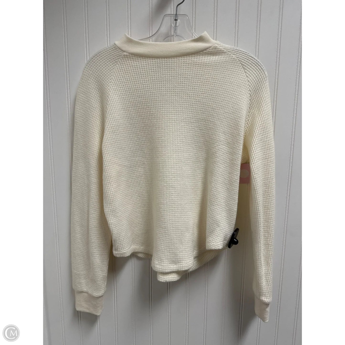Top Long Sleeve By Madewell In Cream, Size: S