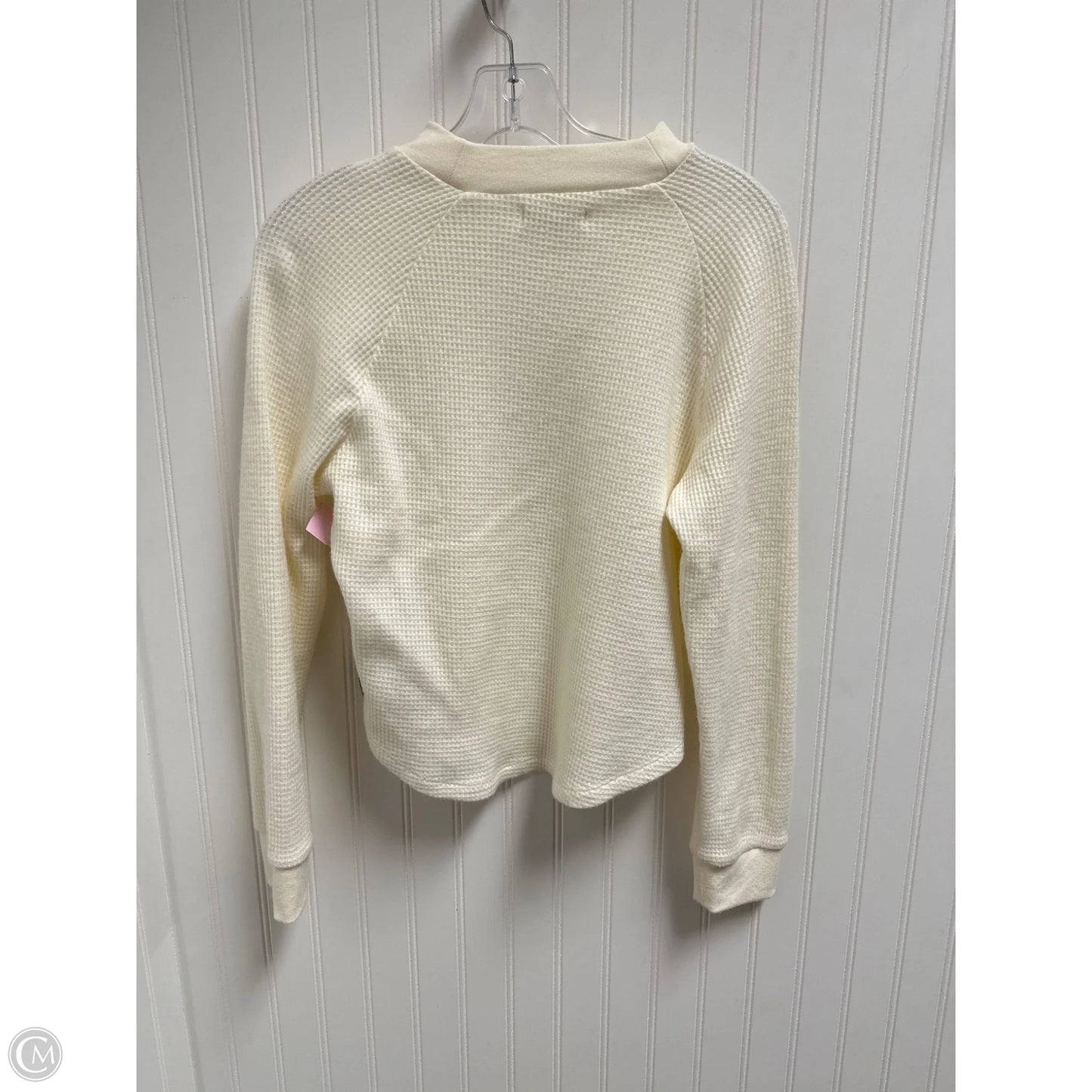 Top Long Sleeve By Madewell In Cream, Size: S