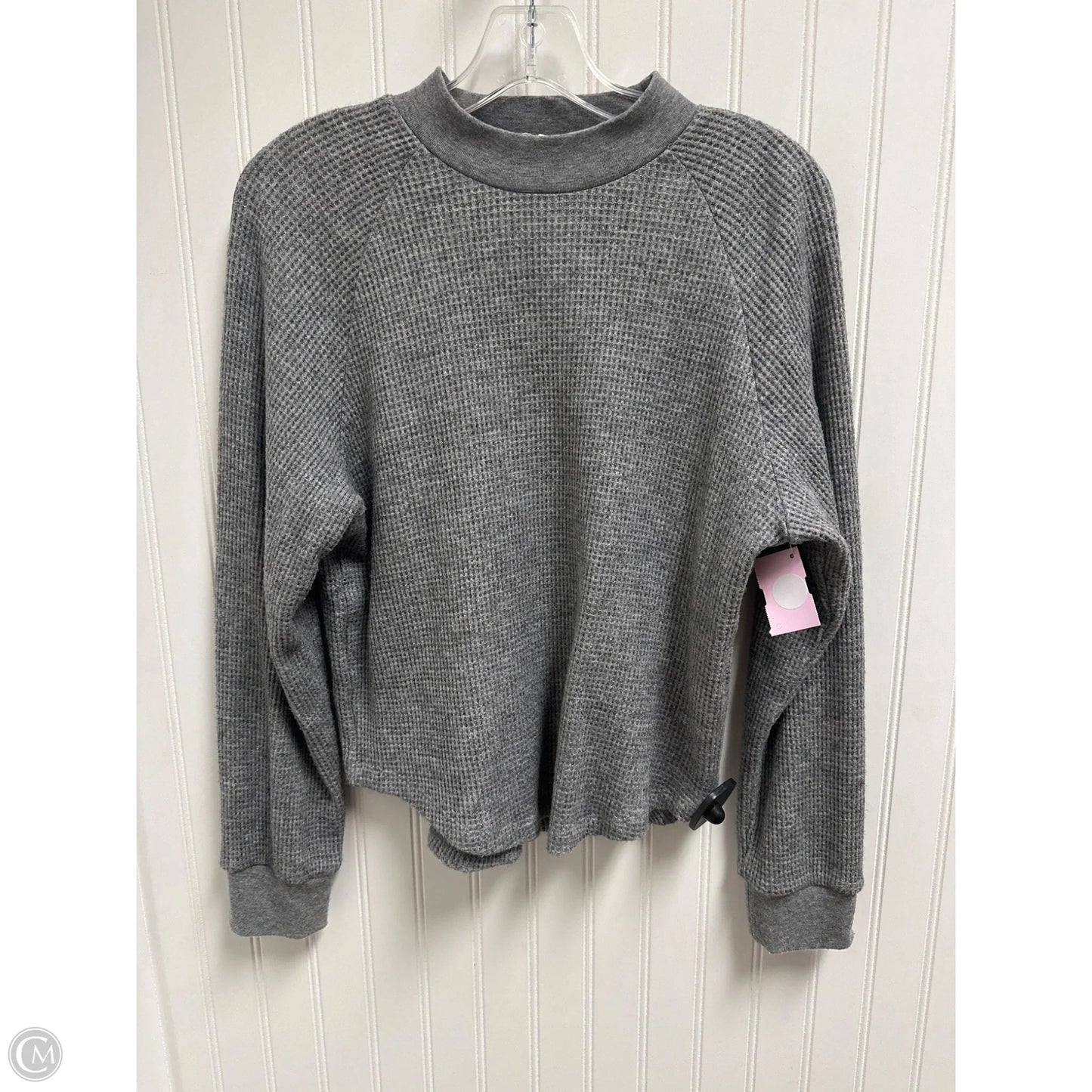 Top Long Sleeve By Madewell In Grey, Size: S