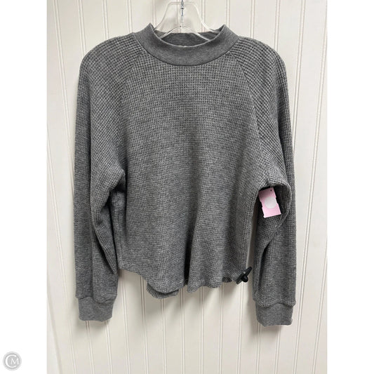 Top Long Sleeve By Madewell In Grey, Size: S