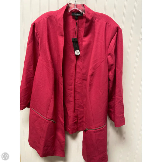 Blazer By Lane Bryant In Pink, Size: 4x