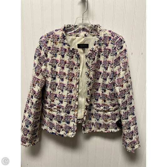 Blazer By Talbots In Purple & White, Size: S