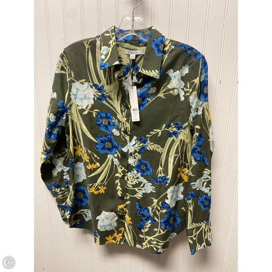 Top Long Sleeve By Chicos In Green, Size: S