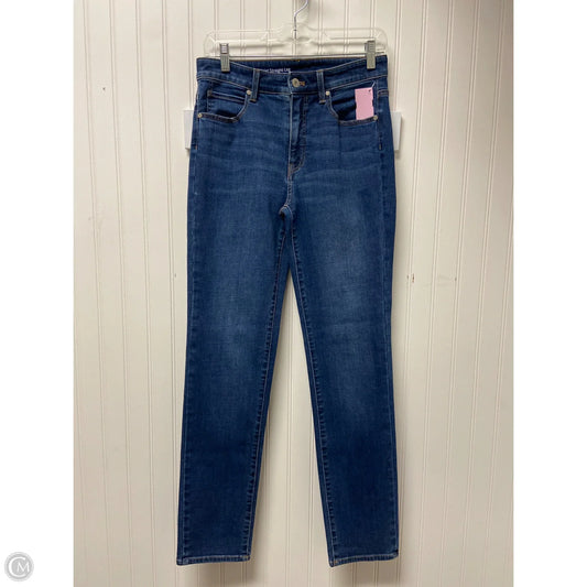 Jeans Straight By Talbots In Blue Denim, Size: 2