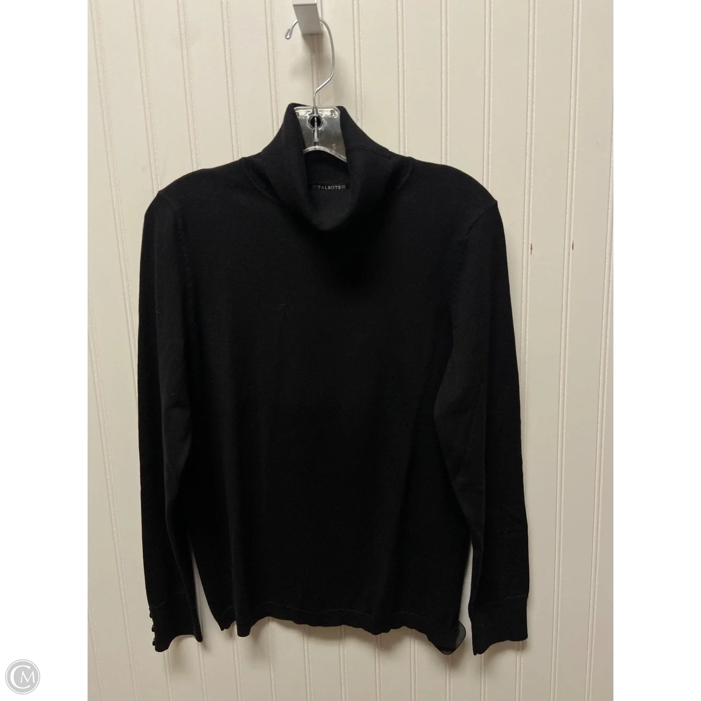 Sweater By Talbots In Black, Size: Mp