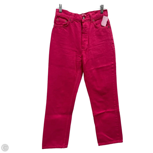 Jeans Straight By Zara In Pink, Size: 4