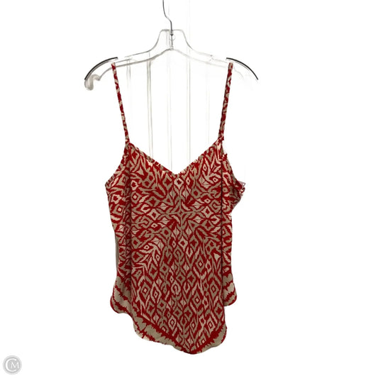 Top Sleeveless By Inc In Red, Size: Xl