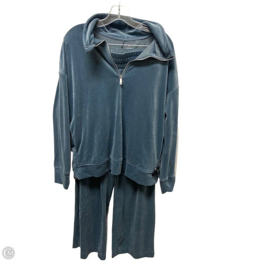 Lounge Set Pants By Apana In Blue, Size: Xl