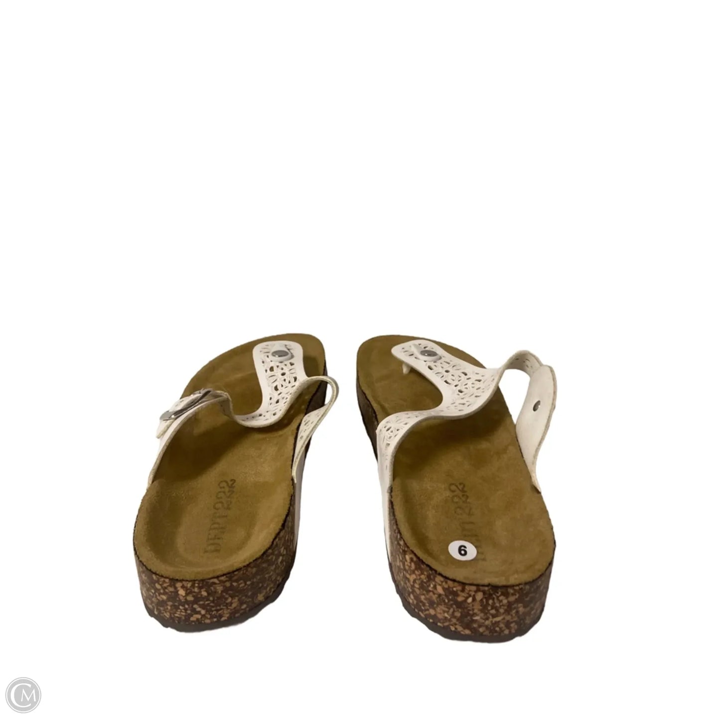 Sandals Flats By Dept 222 In White, Size: 9