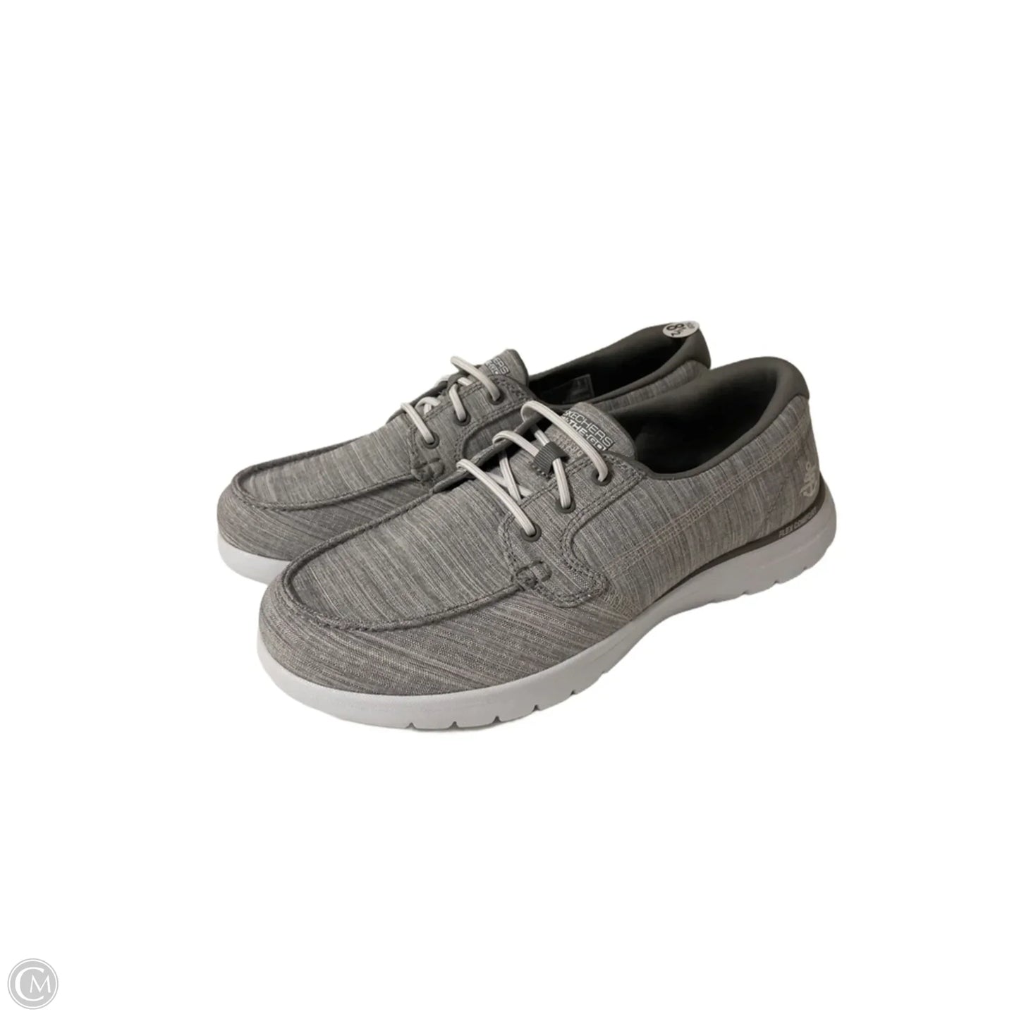 Shoes Flats By Skechers In Grey, Size: 8.5