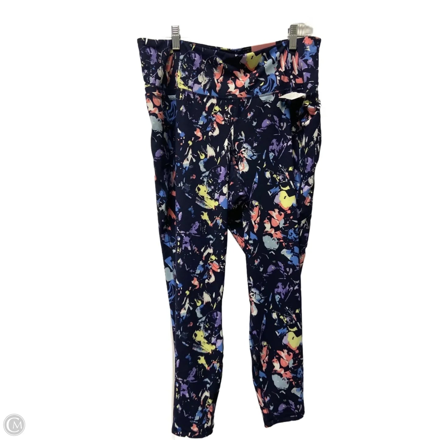 Athletic Leggings Capris By Livi Active In Navy, Size: 1x