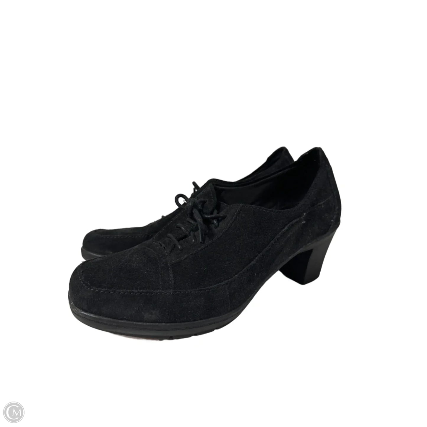 Shoes Heels Block By Clarks In Black, Size: 9