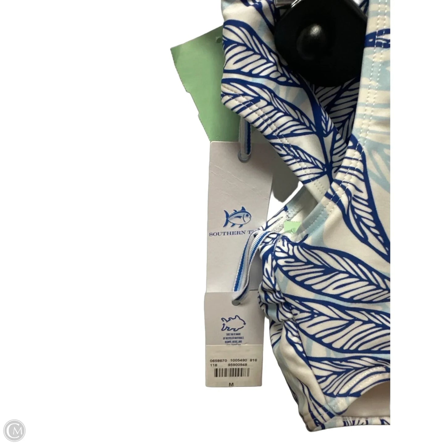 Swimsuit 2pc By Southern Tide In Blue & White, Size: M