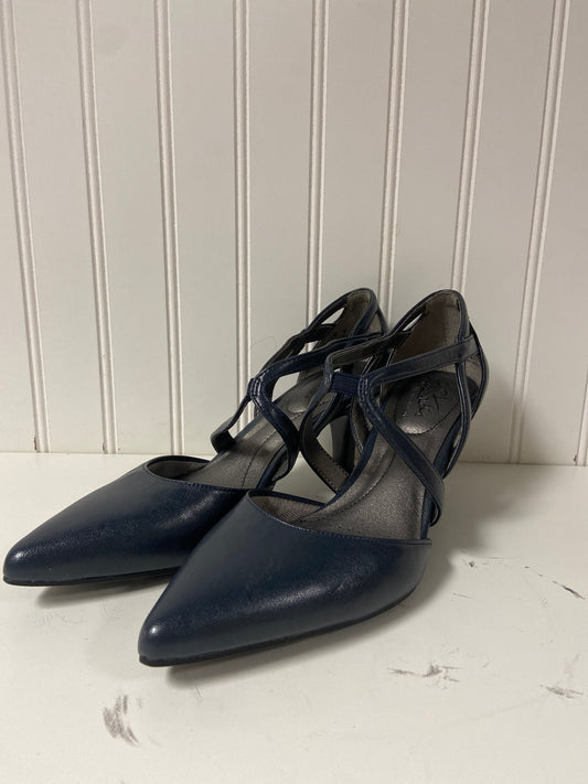 Shoes Heels Kitten By Life Stride In Navy, Size: 8