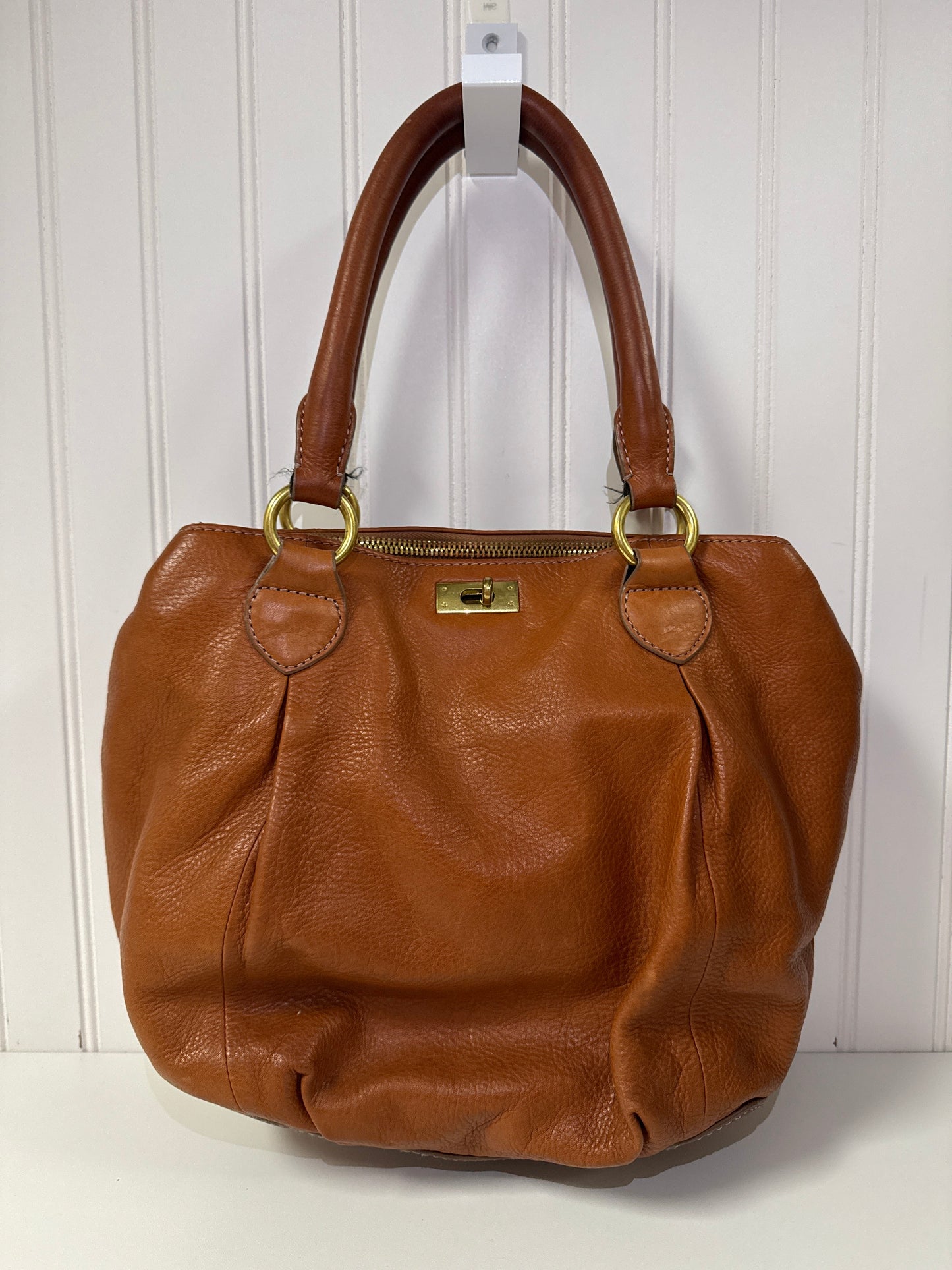 Handbag Leather By J. Crew, Size: Medium