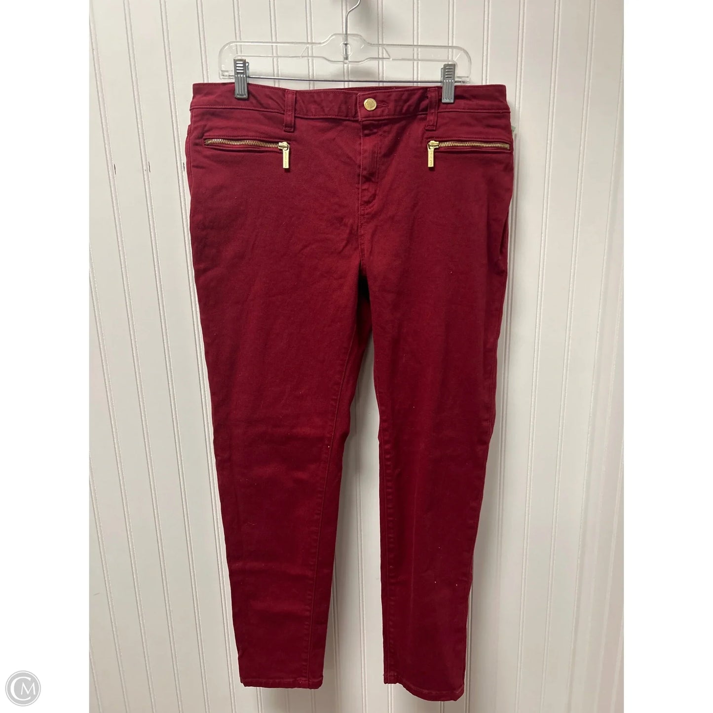 Jeans Designer By Michael Kors In Red, Size: 16