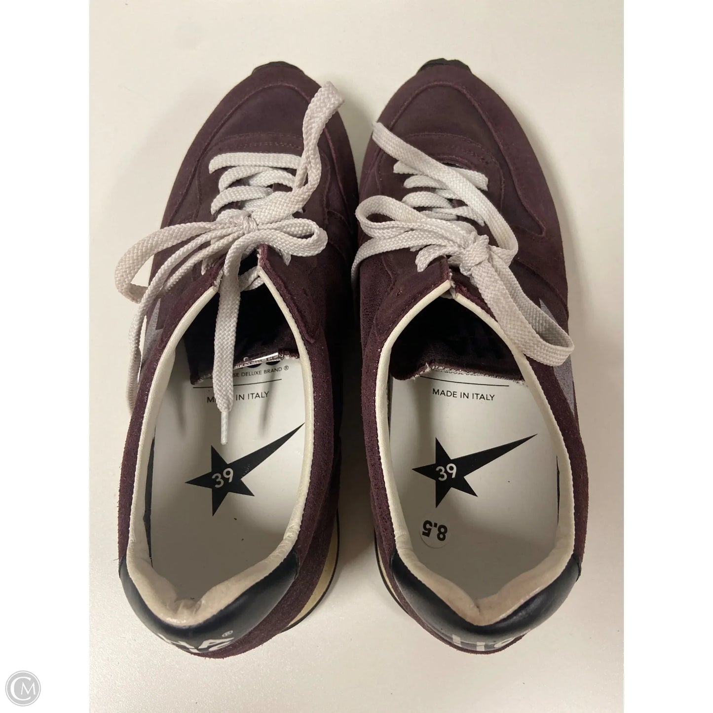 Shoes Luxury Designer By Golden Goose In Purple, Size: 8.5 or 39
