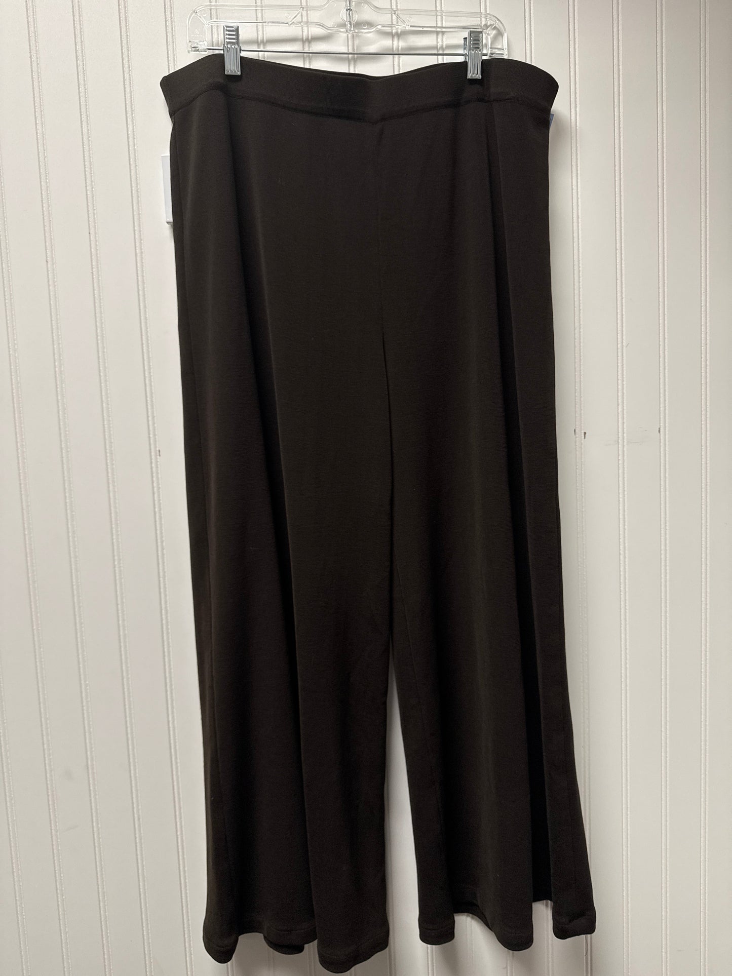 Pants Lounge By Misook In Brown, Size: 2x