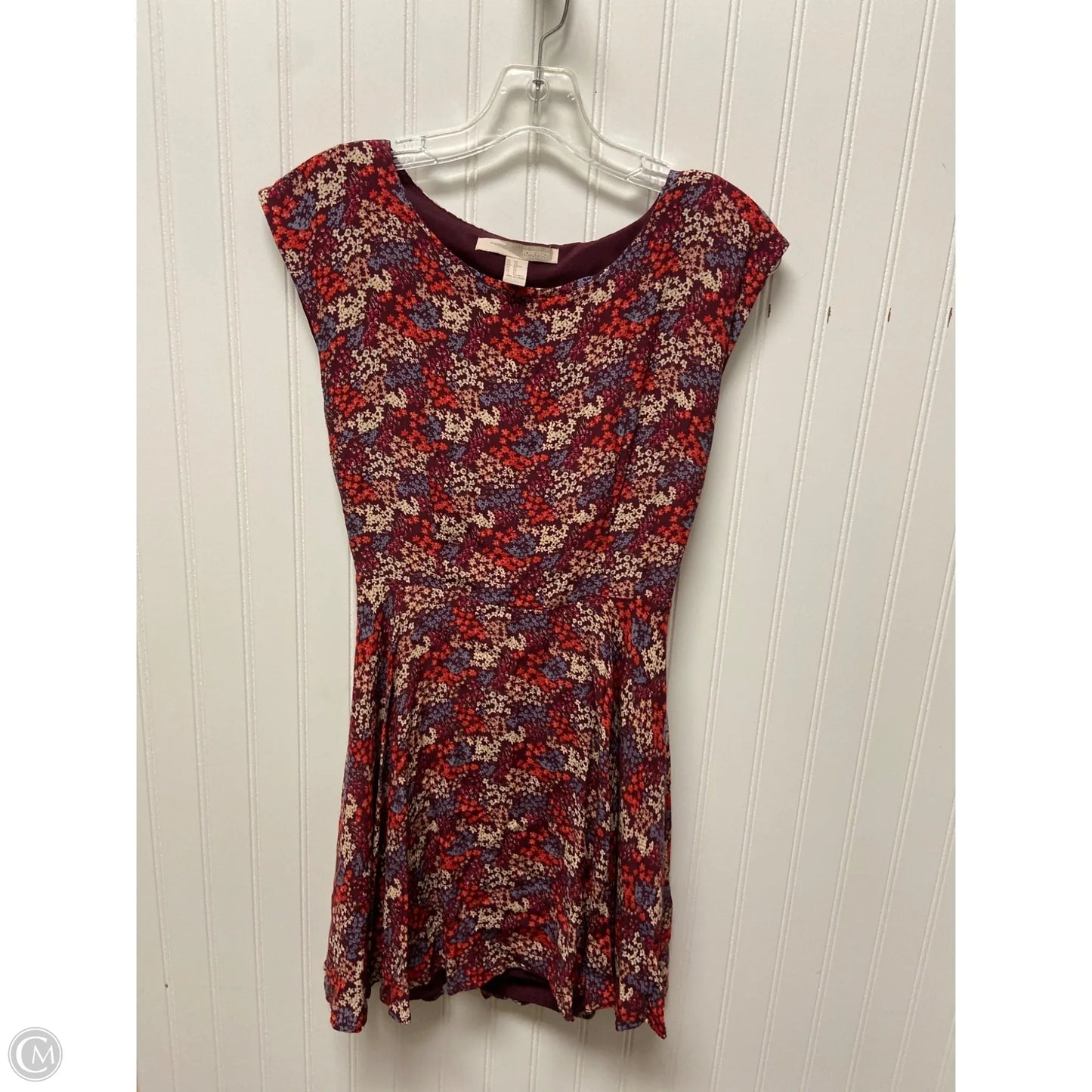Dress Casual Short By Forever 21 In Maroon, Size: Xs