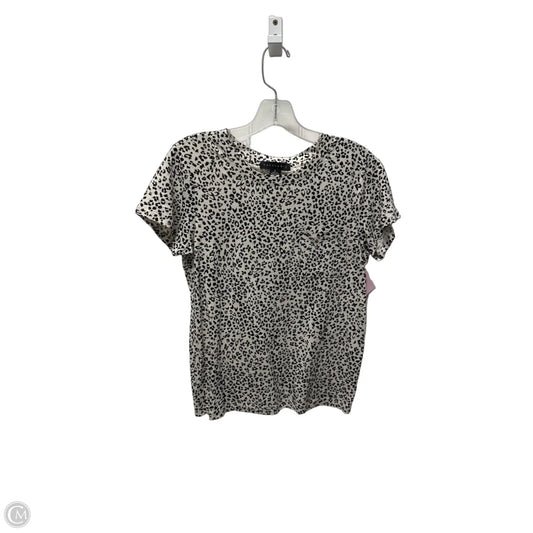 Top Short Sleeve By Sanctuary In Leopard Print, Size: S