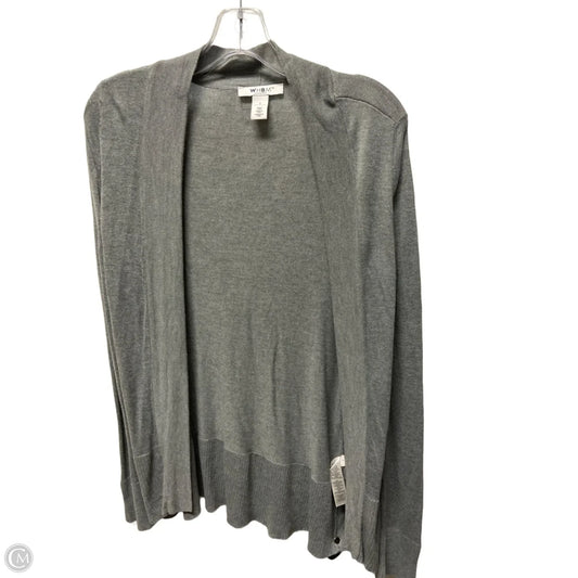 Sweater Cardigan By White House Black Market In Grey, Size: S