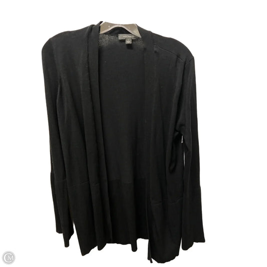 Sweater Cardigan By Ann Taylor In Black, Size: S