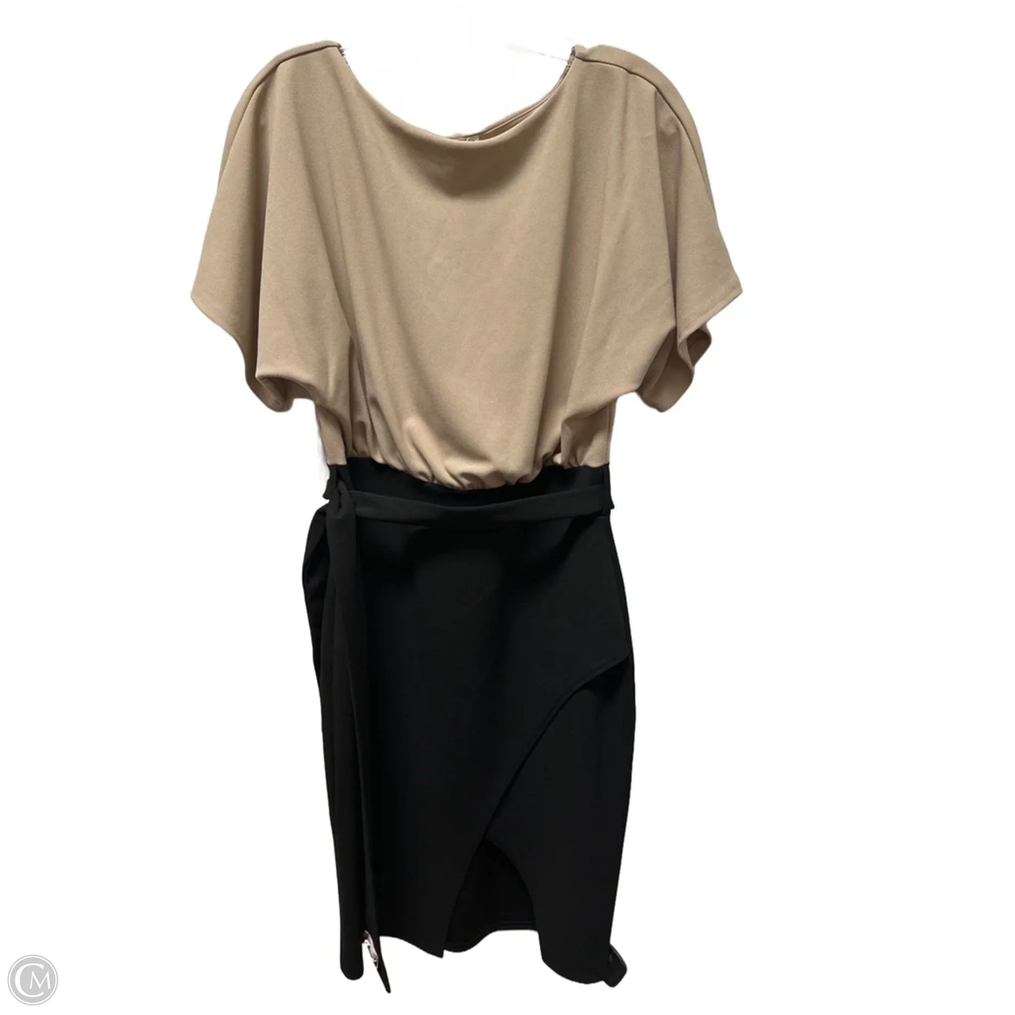 Dress Casual Midi By Venus In Beige, Size: M