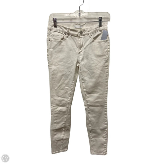 Jeans Skinny By Loft In White, Size: 2