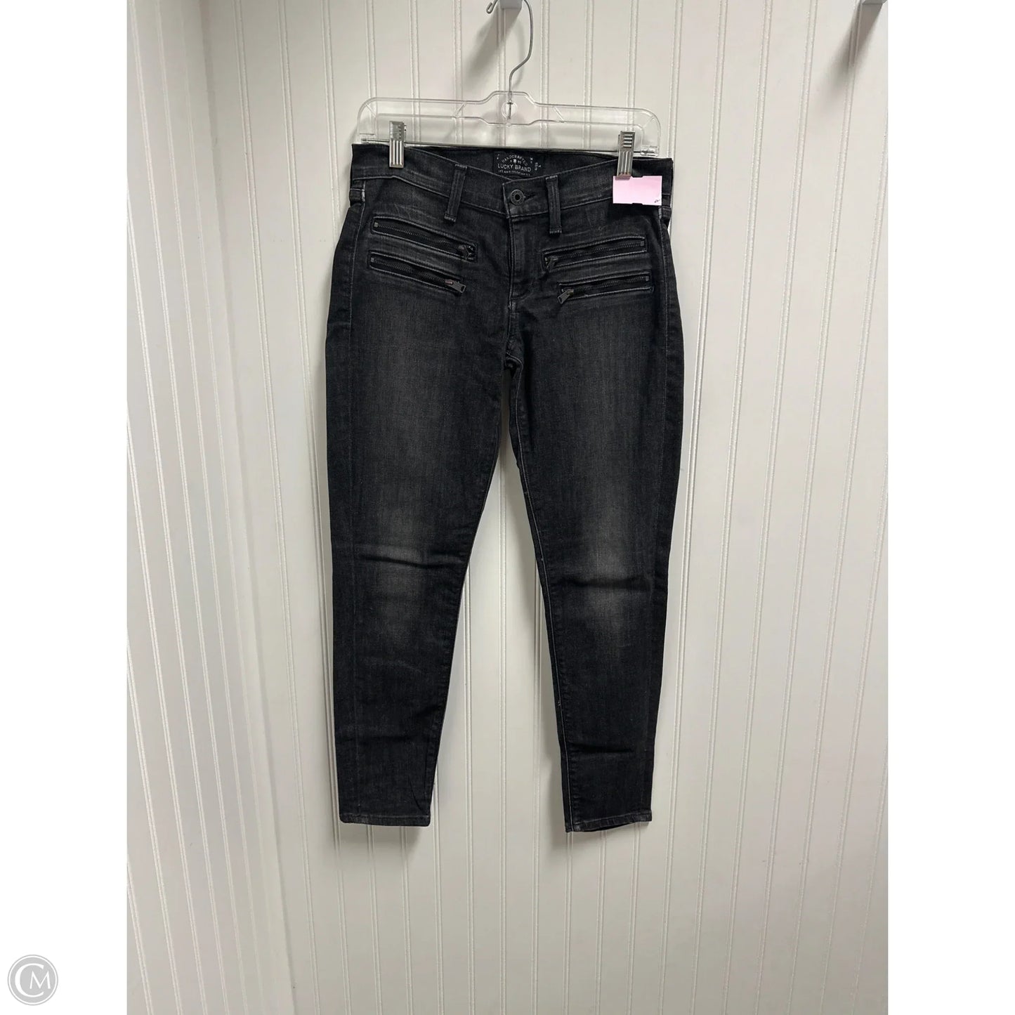 Jeans Skinny By Lucky Brand In Black, Size: 6