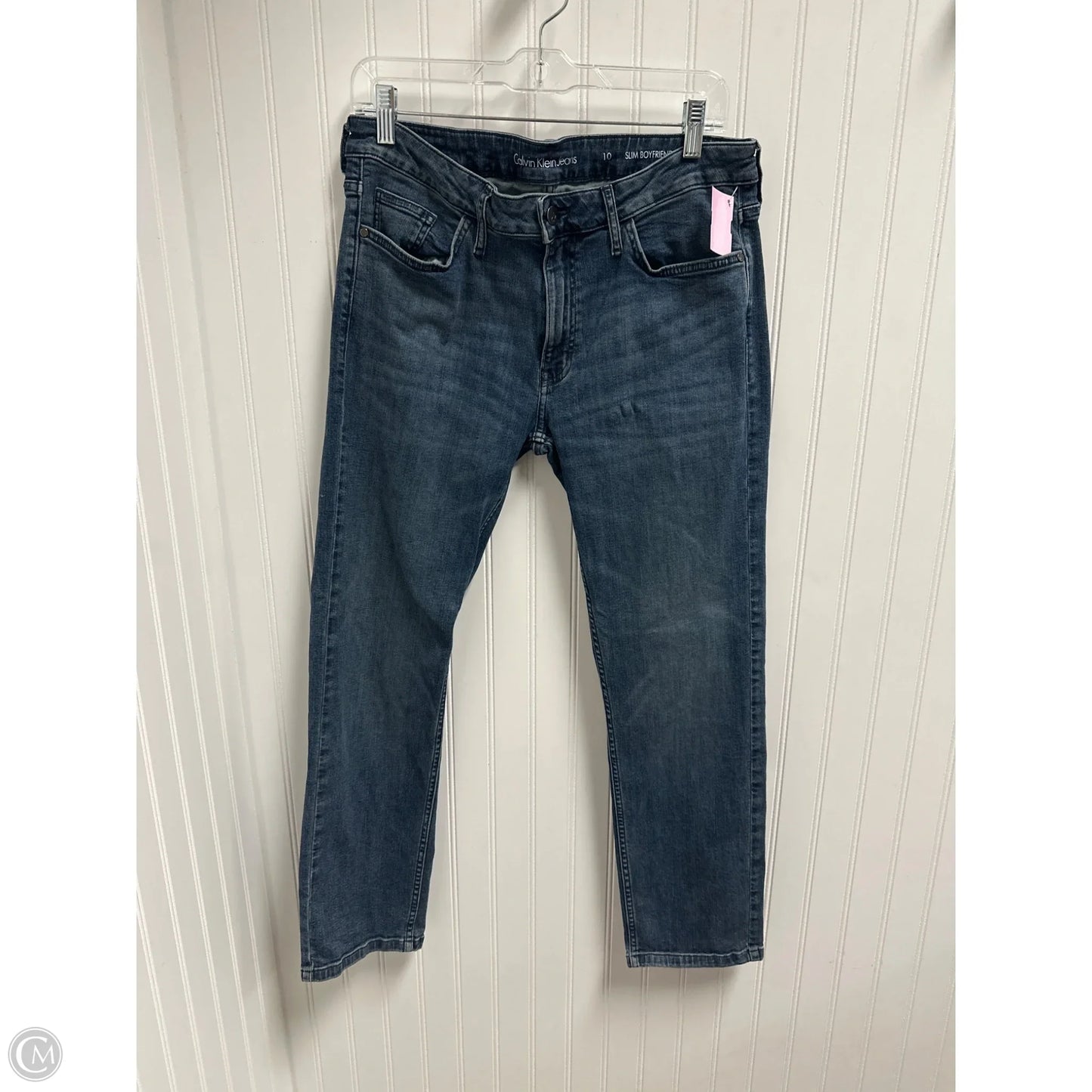 Jeans Boyfriend By Calvin Klein In Blue, Size: 10