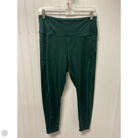 Athletic Leggings Capris By Victorias Secret In Green, Size: 12