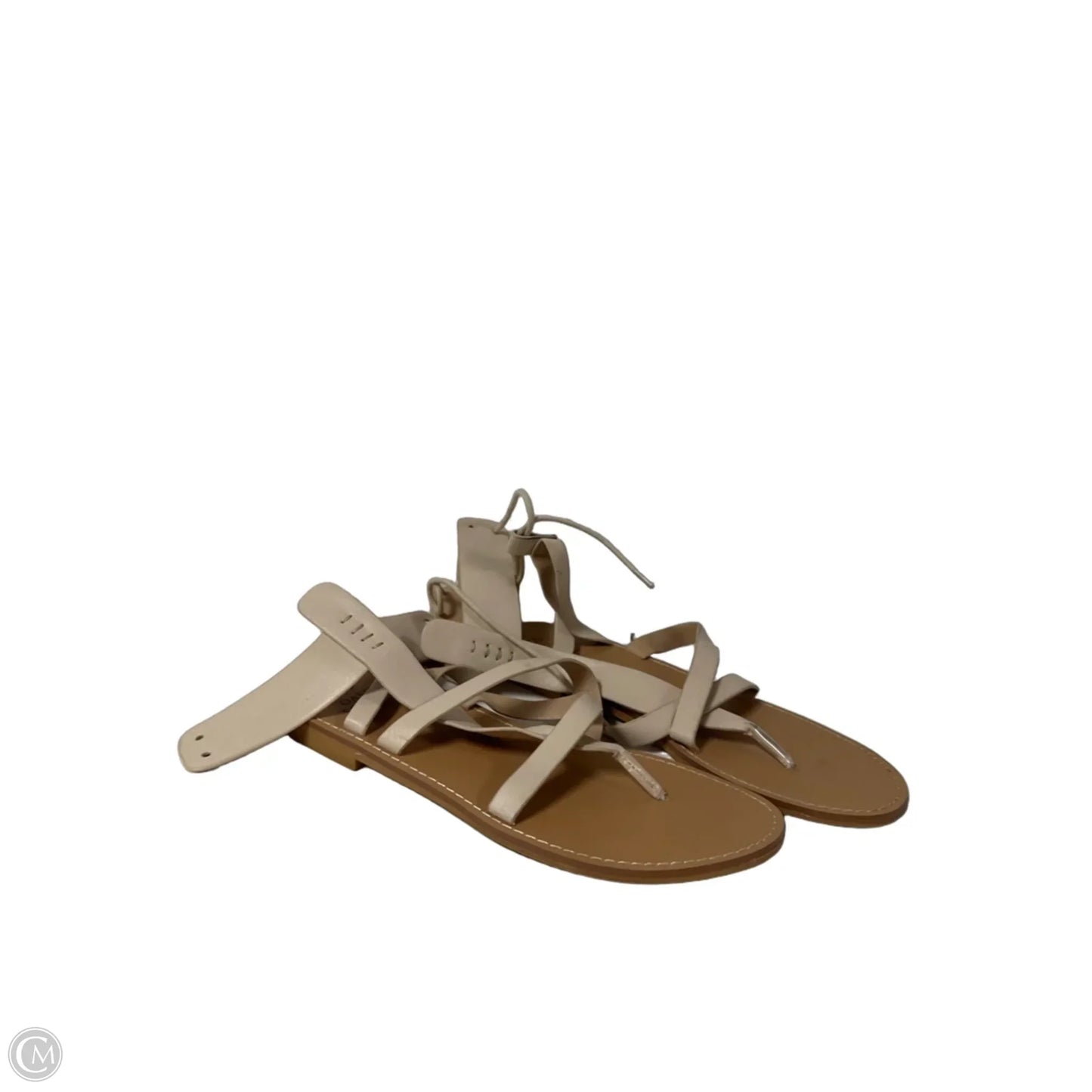 Sandals Flats By Oasis Society In Beige, Size: 8.5