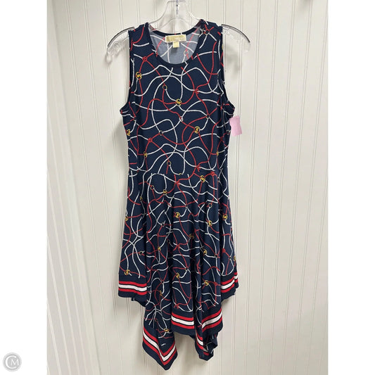 Dress Designer By Michael Kors In Blue, Size: M