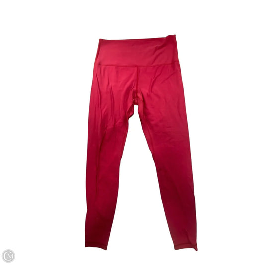 Athletic Leggings By Lululemon In Pink, Size: M