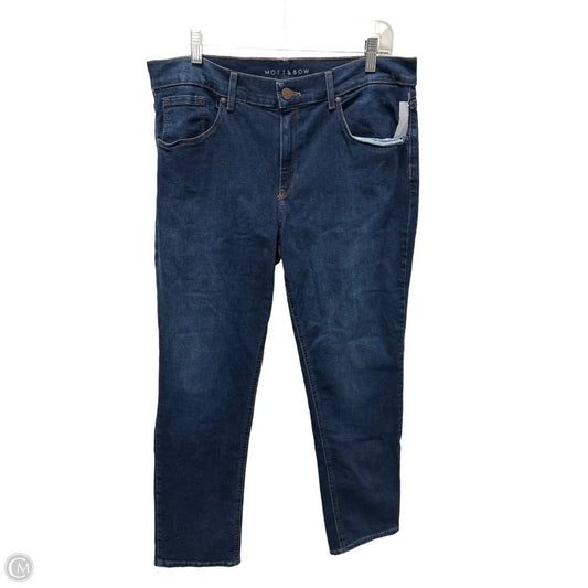 Jeans Boyfriend By Clothes Mentor In Blue Denim, Size: 14
