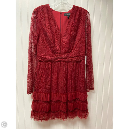 Dress Casual Midi By Laundry In Red, Size: S