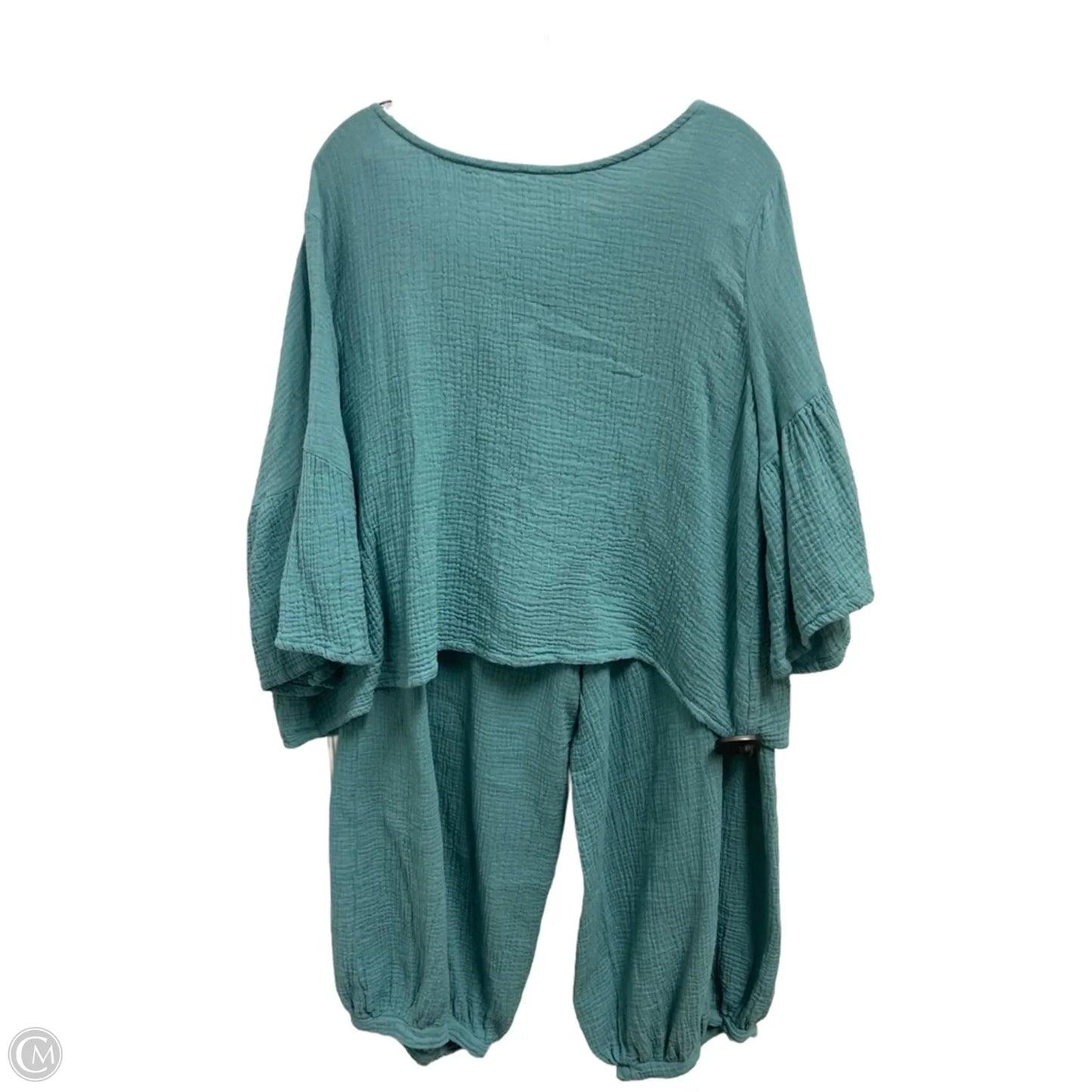 Pants Set 2pc By Bryn Walker In Blue, Size: Xxl