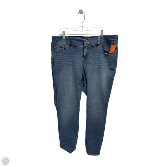 Jeans Skinny By Torrid In Blue, Size: 20