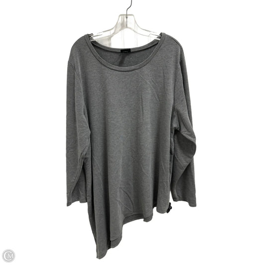 Top Long Sleeve By Torrid In Grey, Size: 3x