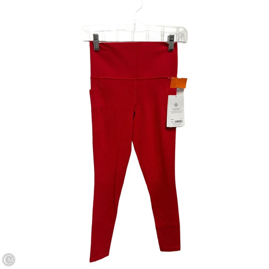 Athletic Leggings By Athleta In Red, Size: Xs