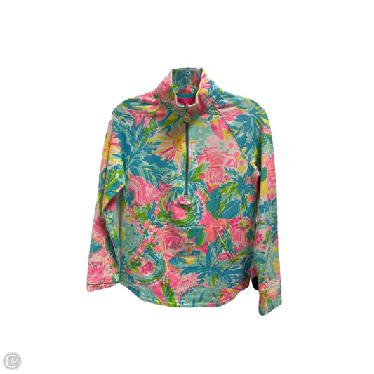 Jacket Designer By Lilly Pulitzer In Blue & Pink, Size: Xs