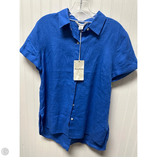 Top Short Sleeve By Tommy Bahama In Blue, Size: S