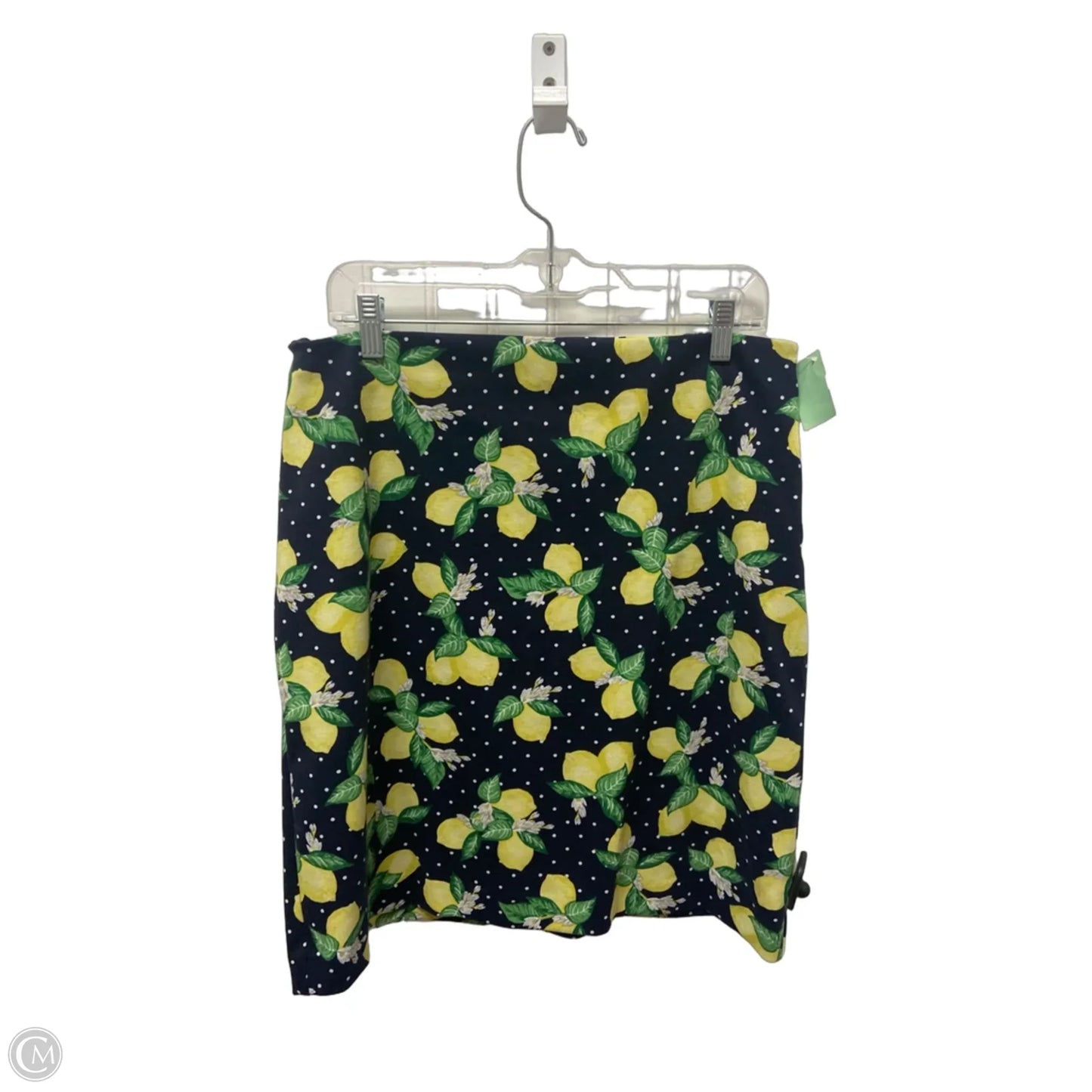 Skirt Midi By Talbots In Blue & Yellow, Size: 12