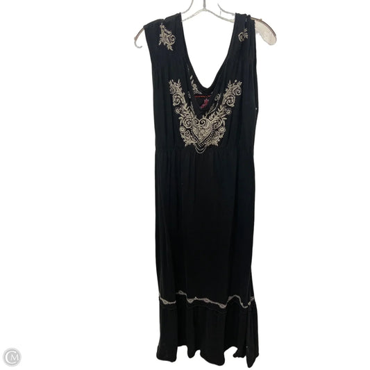 Dress Casual Maxi By Johnny Was In Black, Size: 1x