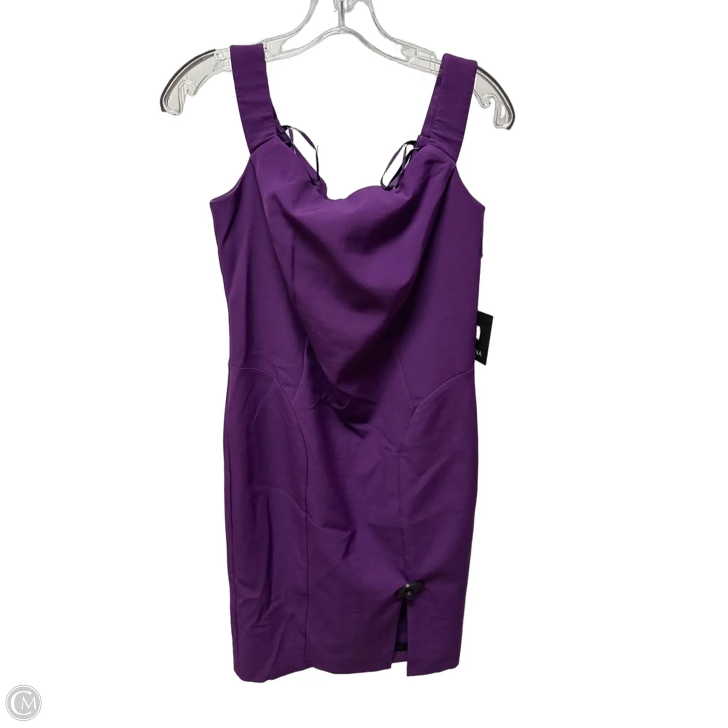 Dress Party Midi By Marina In Purple, Size: M