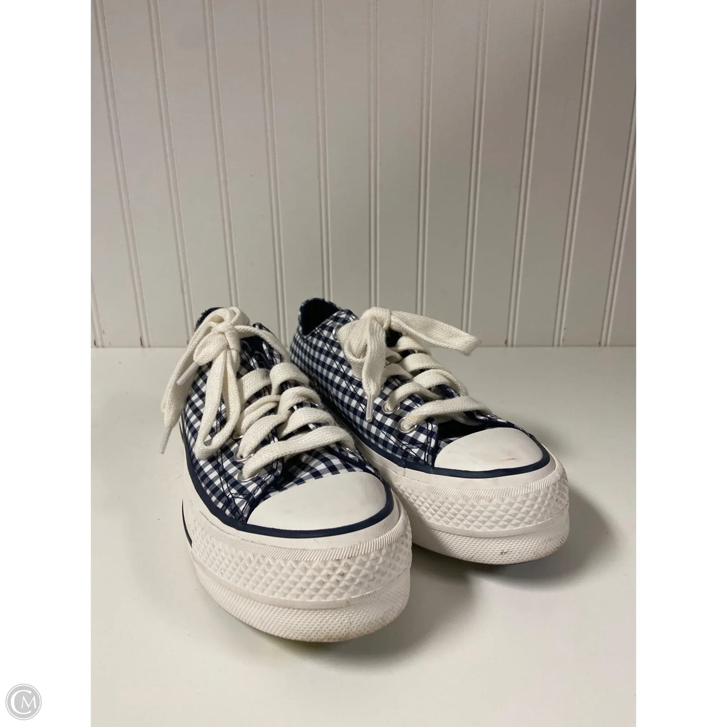 Shoes Heels Platform By Converse In Blue, Size: 6.5
