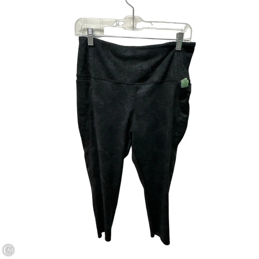 Athletic Leggings By Danskin In Black, Size: L