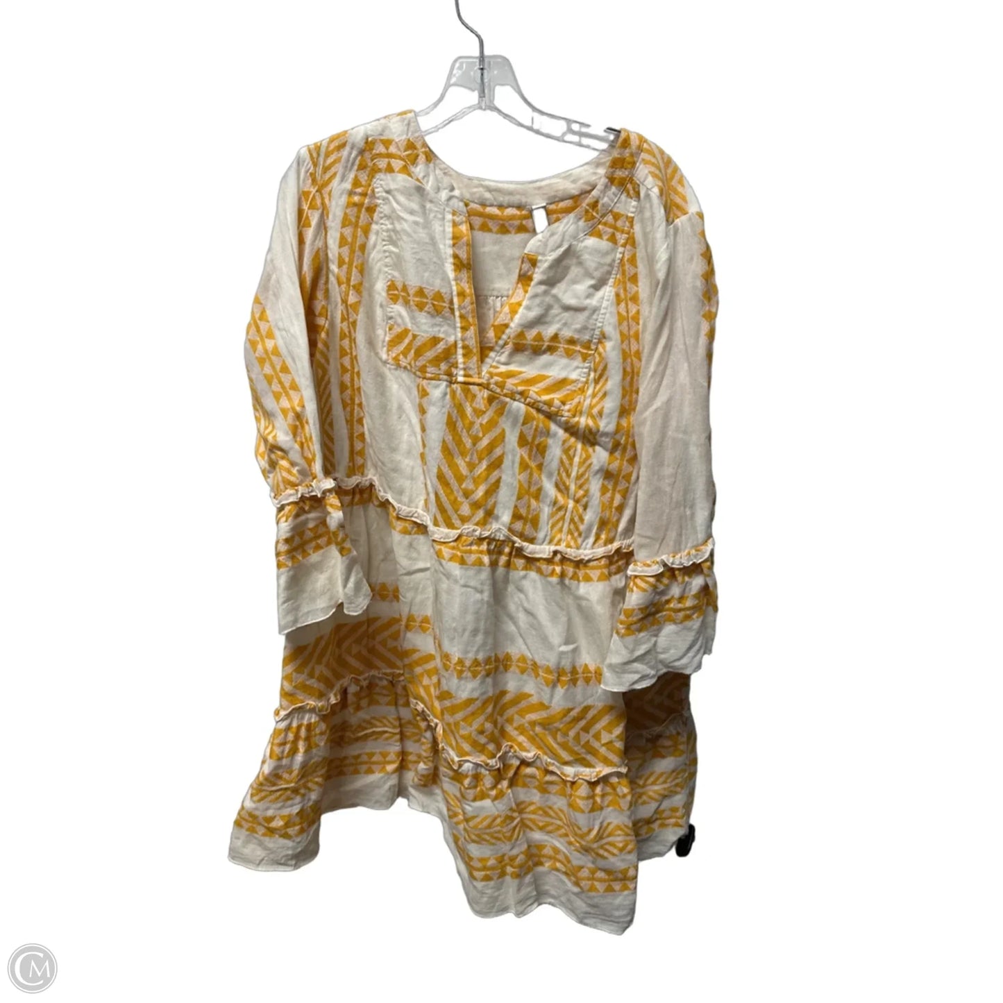 Dress Casual Midi By Torrid In Yellow, Size: 1x