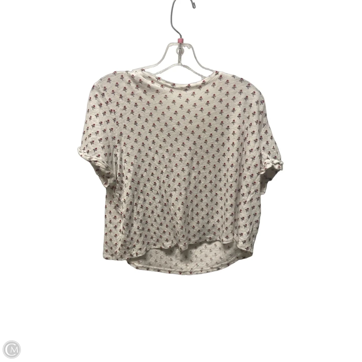Top Short Sleeve By Boden In Floral Print, Size: M