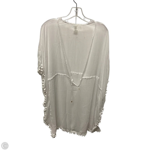 Swimwear Cover-up By Bleu In White, Size: M